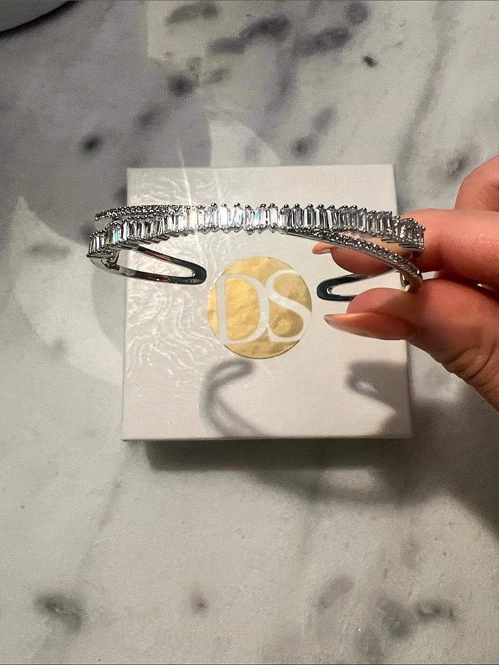 NEW Daniela Swaebe Rhinestone Cuff Bracelet